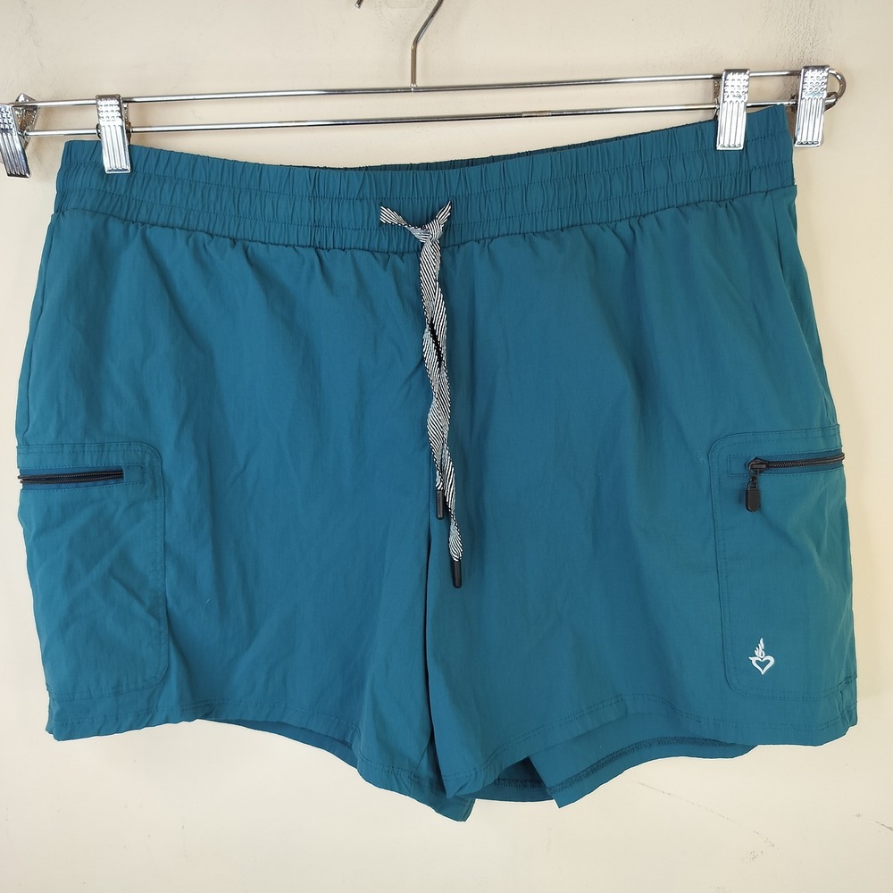 torrid Teal Athletic Shorts with Drawstring